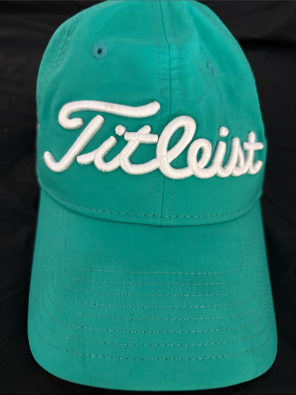 Titleist Kids Teal and White Embroidered Logo Hat